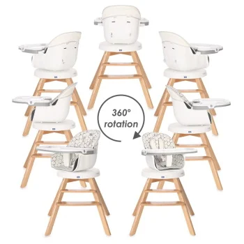 Lorelli hranilica Napoli grey hexagons (2020) - 360°-4